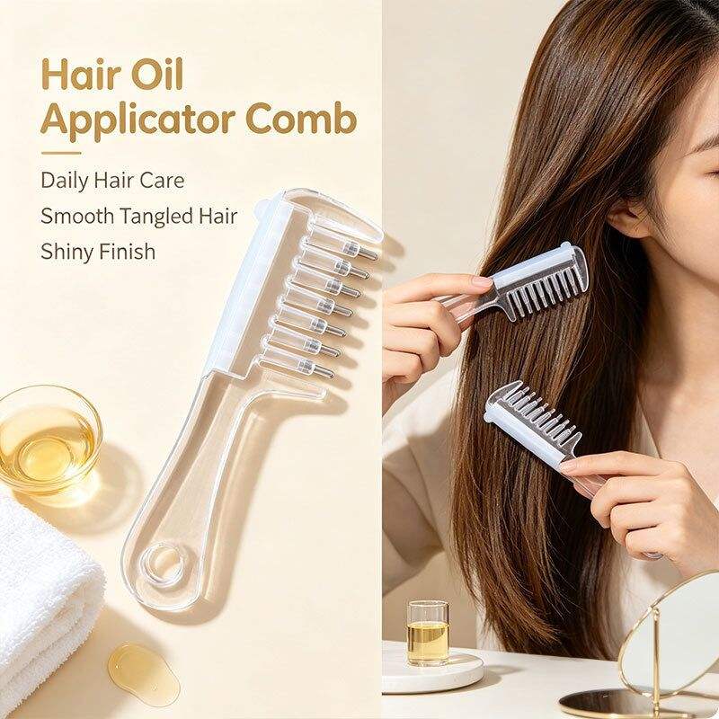 Skalar Crystal Comb Scalp Relief & Serum Massage Tool | مشط الكريستال لتدليك واسترخاء فروة الرأس